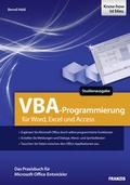 Bild: VBA-Programmierung f&uuml;r Word, Excel und Access - FRANZIS GmbH