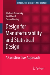 Enlarge image Cover: Design for Manufacturability and Statistical Design - Springer