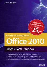 Bild vergrößern Bild: Office 2010 Handbuch - FRANZIS GmbH