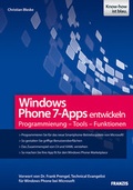 Cover: Windows Phone 7-Apps entwickeln - FRANZIS GmbH