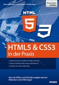 Cover: HTML5 & CSS3 in der Praxis - FRANZIS GmbH