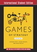 Cover: Games of Strategy - WW Norton & Co