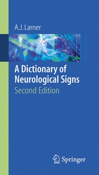 Bild: A Dictionary of Neurological Signs - Springer
