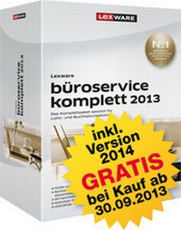 Abbildung von: Lexware büroservice komplett 2013 - Mehrplatzversion - Haufe-Lexware
