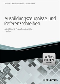 Abbildung von: Ausbildungszeugnisse und Referenzschreiben - mit Arbeitshilfen online - Haufe-Lexware