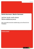 Cover: Auf der Suche nach einem Weltwohlfahrtssystem - GRIN Verlag