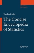 Cover: The Concise Encyclopedia of Statistics - Springer