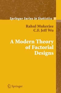 Enlarge image Cover: A Modern Theory of Factorial Design - Springer