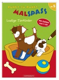 Cover: Punkt-zu-Punkt-Malspa&szlig;: Lustige Tierkinder - Coppenrath