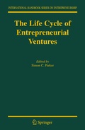 Cover: The Life Cycle of Entrepreneurial Ventures - Springer
