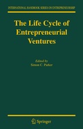 Cover: The Life Cycle of Entrepreneurial Ventures - Springer