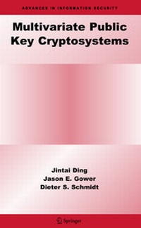Enlarge image Cover: Multivariate Public Key Cryptosystems - Springer