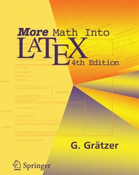 Enlarge image Cover: More Math Into LaTeX - Springer