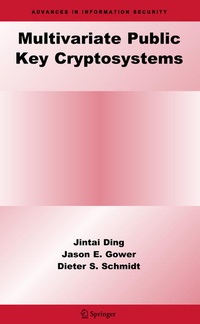 Enlarge image Cover: Multivariate Public Key Cryptosystems - Springer
