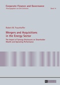 Cover: Mergers and Acquisitions in the Energy Sector - Peter Lang Verlag