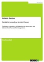 Cover: Paralleltextanalyse in der Presse - GRIN Verlag