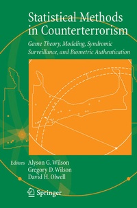 Enlarge image Cover: Statistical Methods in Counterterrorism - Springer