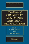 Cover: Handbook of Community Movements and Local Organizations - Springer