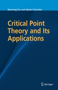 Cover: Critical Point Theory and Its Applications - Springer