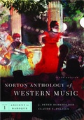 Cover: Norton Anthology of Western Music - WW Norton & Co