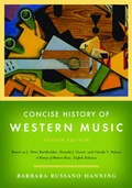 Cover: Concise History of Western Music - WW Norton & Co