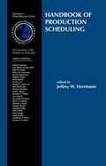 Cover: Handbook of Production Scheduling - Springer