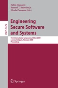 Cover: Engineering Secure Software and Systems - Springer