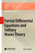 Cover: Partial Differential Equations and Solitary Waves Theory - Springer