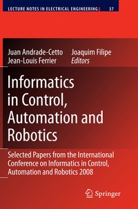 Enlarge image Cover: Informatics in Control, Automation and Robotics - Springer