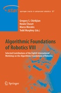 Cover: Algorithmic Foundations of Robotics VIII - Springer