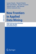 Cover: New Frontiers in Applied Data Mining - Springer