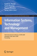 Cover: Information Systems, Technology and Management - Springer