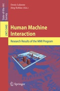 Cover: Human Machine Interaction - Springer
