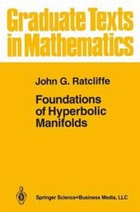 Enlarge image Cover: Foundations of Hyperbolic Manifolds - Springer