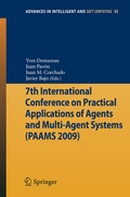 Cover: 7th International Conference on Practical Applications of Agents and Multi-Agent Systems (PAAMS'09) - Springer