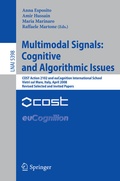 Cover: Multimodal Signals: Cognitive and Algorithmic Issues - Springer