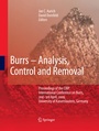 Cover: Burrs - Analysis, Control and Removal - Springer