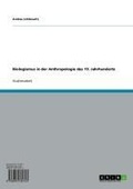 Cover: Biologismus in der Anthropologie des 19. Jahrhunderts - GRIN Verlag
