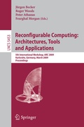 Cover: Reconfigurable Computing: Architectures, Tools and Applications - Springer