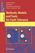 Cover: Methods, Models and Tools for Fault Tolerance - Springer