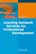 Cover: Learning Network Services for Professional Development - Springer