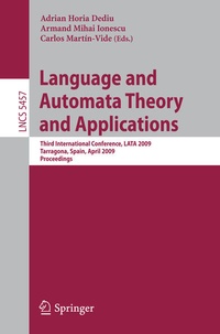 Enlarge image Cover: Language and Automata Theory and Applications - Springer