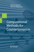 Cover: Computational Methods for Counterterrorism - Springer