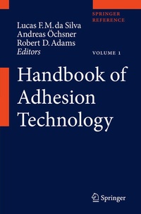 Enlarge image Cover: Handbook of Adhesion Technology - Springer