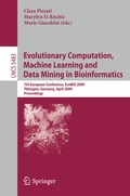 Cover: Evolutionary Computation, Machine Learning and Data Mining in Bioinformatics - Springer