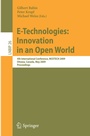 Cover: E-Technologies: Innovation in an Open World - Springer