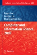 Cover: Computer and Information Science 2009 - Springer