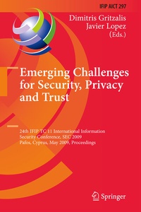 Abbildung von: Emerging Challenges for Security, Privacy and Trust - Springer