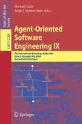 Cover: Agent-Oriented Software Engineering IX - Springer