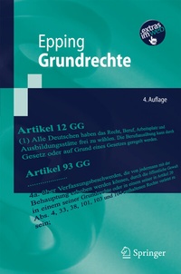 Abbildung von: Grundrechte - Springer